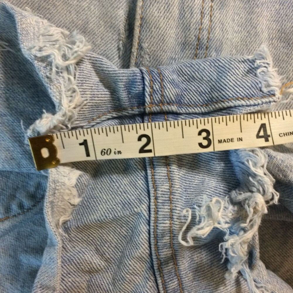 Rolla’s duster high rise denim light wash shorts distressed 26 - Picture 6 of 9